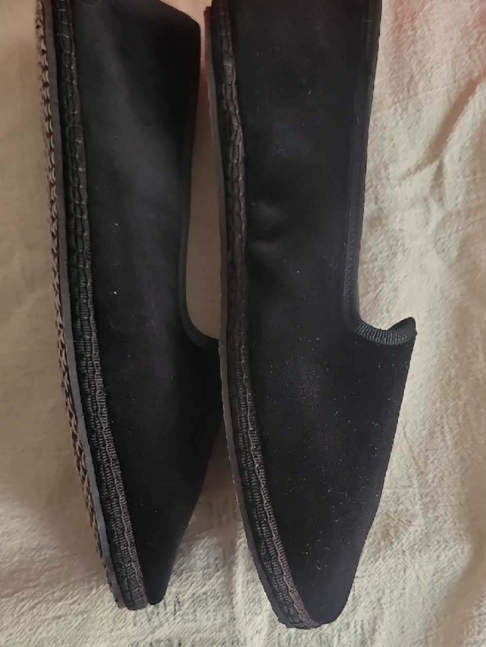 Scarosso Valentina Friulane Slippers Black Velvet Sz 40 NIB 9.5 NIB Italy - Picture 8 of 12